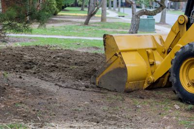Bulldozer Land Excavation