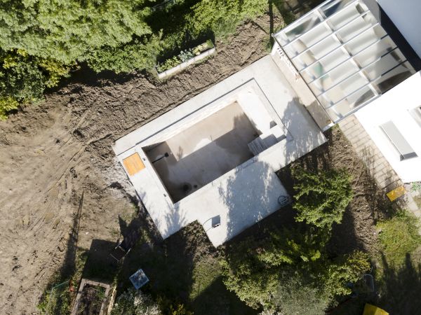 Pool Area Grading in Ellensburg