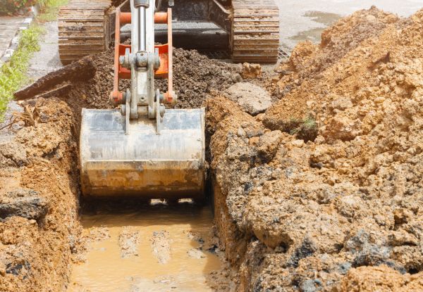 Water Line Digging in Ellensburg